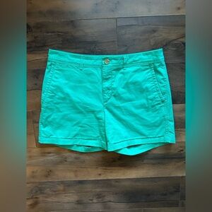 💚 Banana Republic Aqua Green Chino Shorts | Size 4